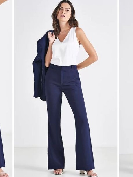 cor que combina com azul escuro