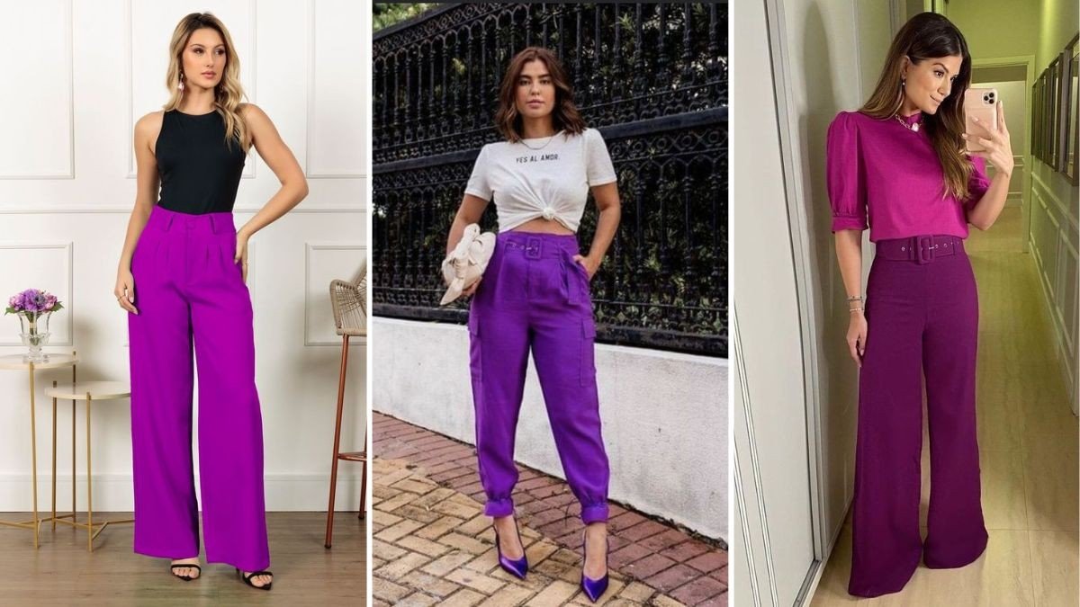 Calça roxa combina com que cor de blusa: Guia completo para você fazer sucesso!