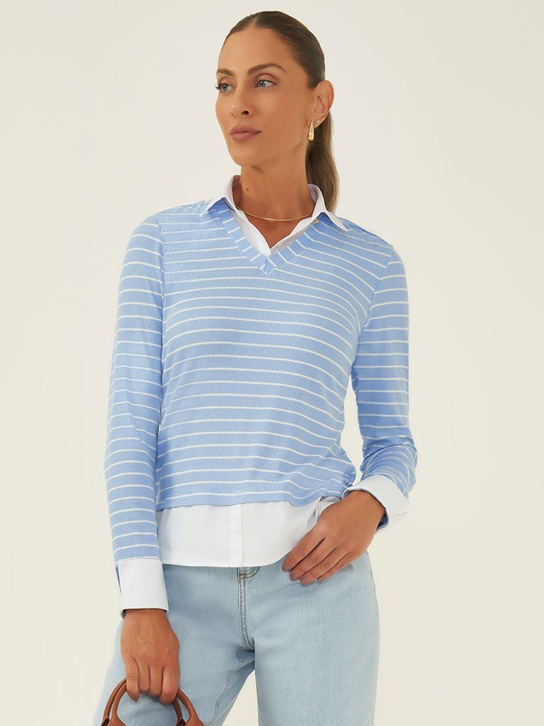 sueter camisa nalva frente detalhe cropado