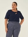 blusa nany plus size