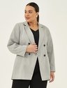 blazer ravena plus size detalhe
