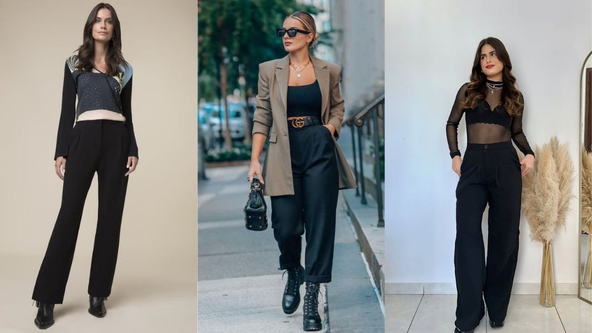 Looks calça alfaiataria com bota: Estilo elegante e versátil!