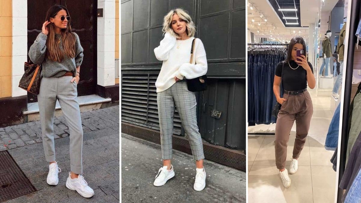 Looks calça alfaiataria com tênis: Estilo e conforto