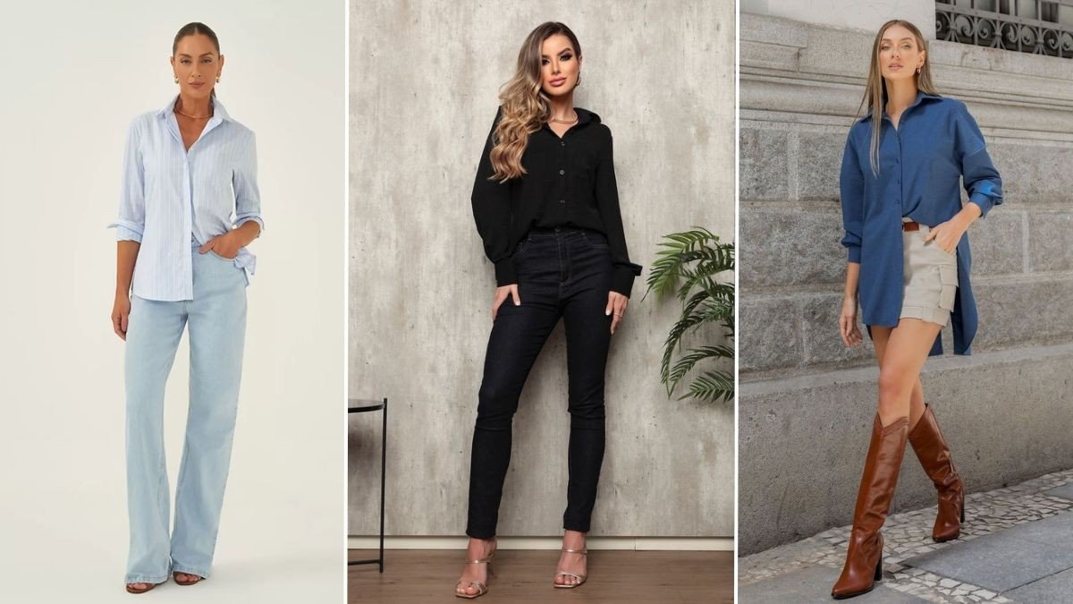 Looks incríveis com camisa social feminina: Elegância para todos os momentos!