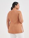 colete crislene plus size detalhe costas