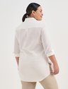 camisa daphne plus size costas detalhe