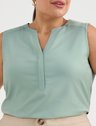 blusa dete plus size detalhe decote