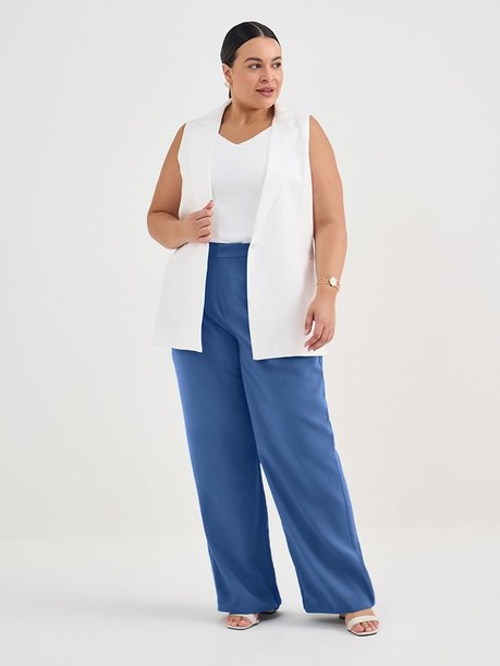 calca elise plus size frente look
