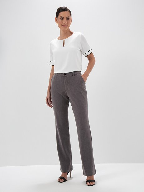 Calça Social Reta de Alfaiataria Ana Paula