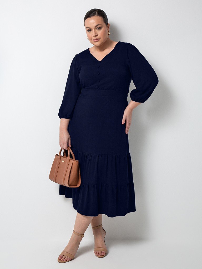 vestido joy plus size
