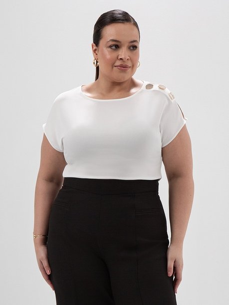 blusa maisa plus frente detalhe