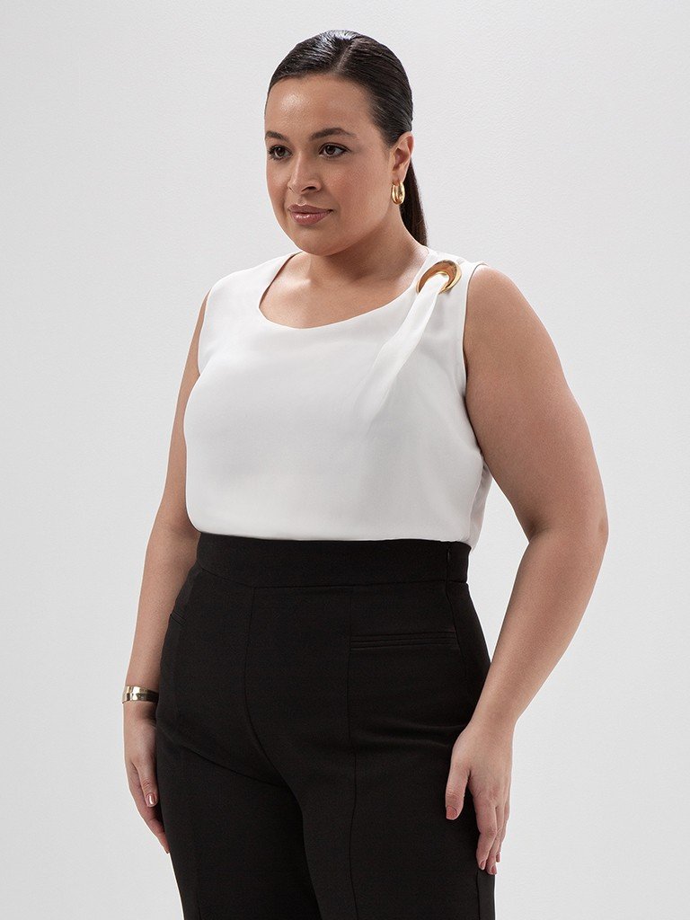 blusa morgana plus frente detalhe