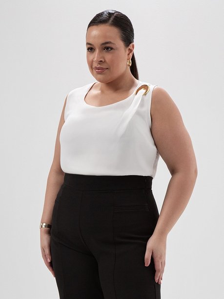 blusa morgana plus frente detalhe