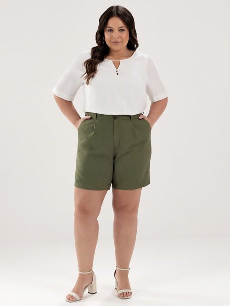 blusa kariny plus size frente