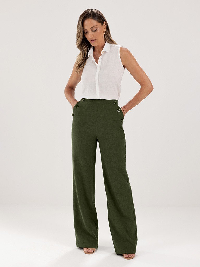 blusa oriel e calca keite frente