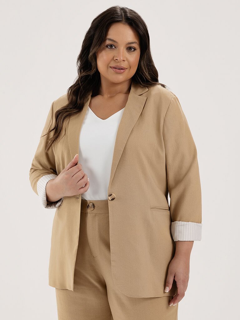 blazer natane e regata lucia detalhe frente plus