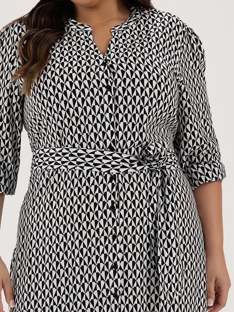 vestido natalia detalhe cinto plus
