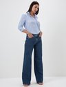 jeans pantalona azul escuro sabrina