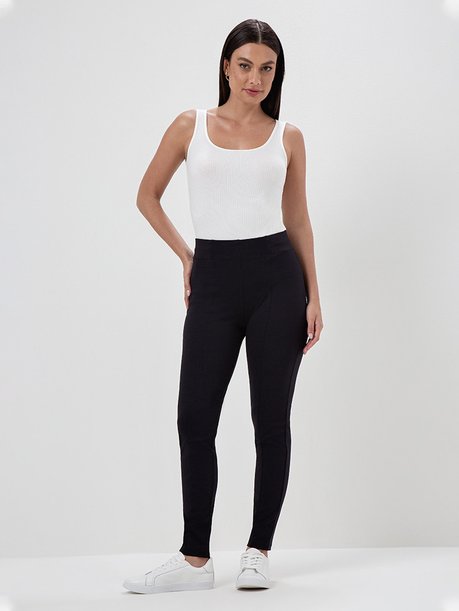Calça de Malha Montaria Preta Lunara