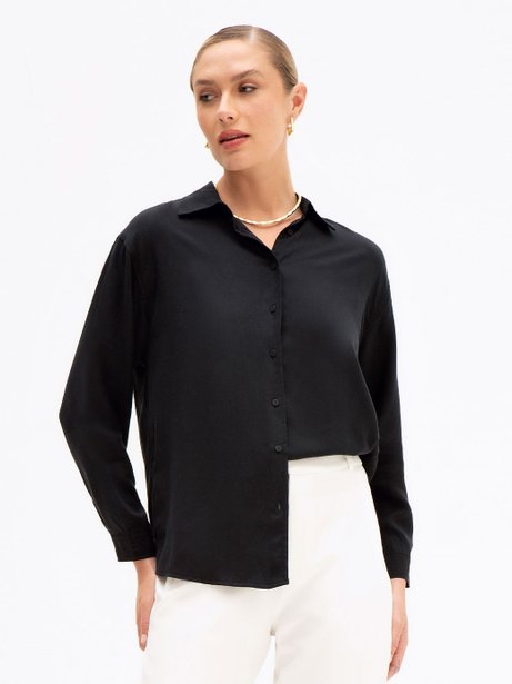 Camisa Super Comfy Preta Walquiria