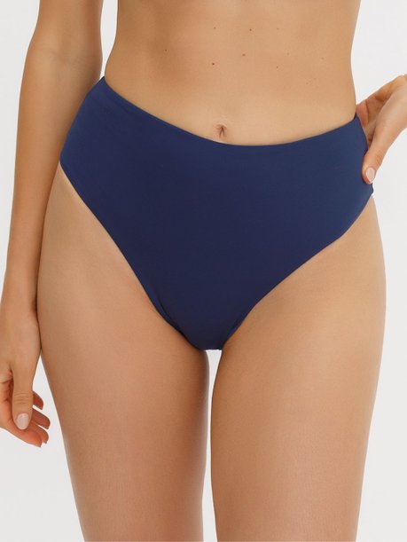 Biquíni Calcinha Hot Pant em Poliamida Marinho Lucila