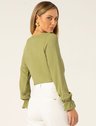 blusa manga longa com babados verde licia 1