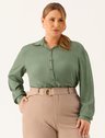 10202299 camisa manga longa regular em viscose verde veranice 19200381 calca wide leg de alfaiataria em viscose mocha mousse angelica 1