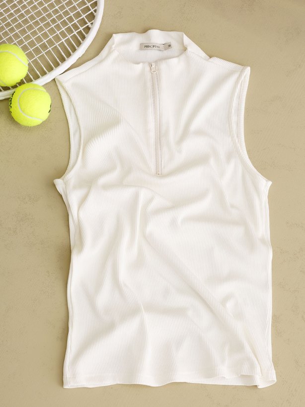 10501651 blusa gola alta com ziper em malha canelada off white veralucia