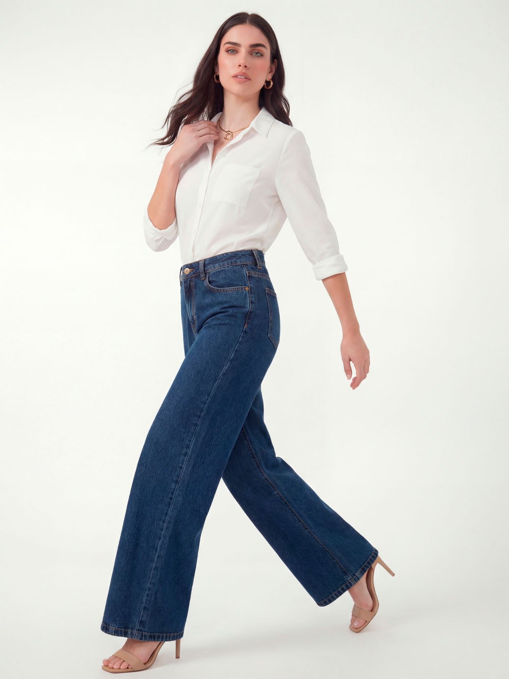 calca jeans pantalona azul escuro sabrina5