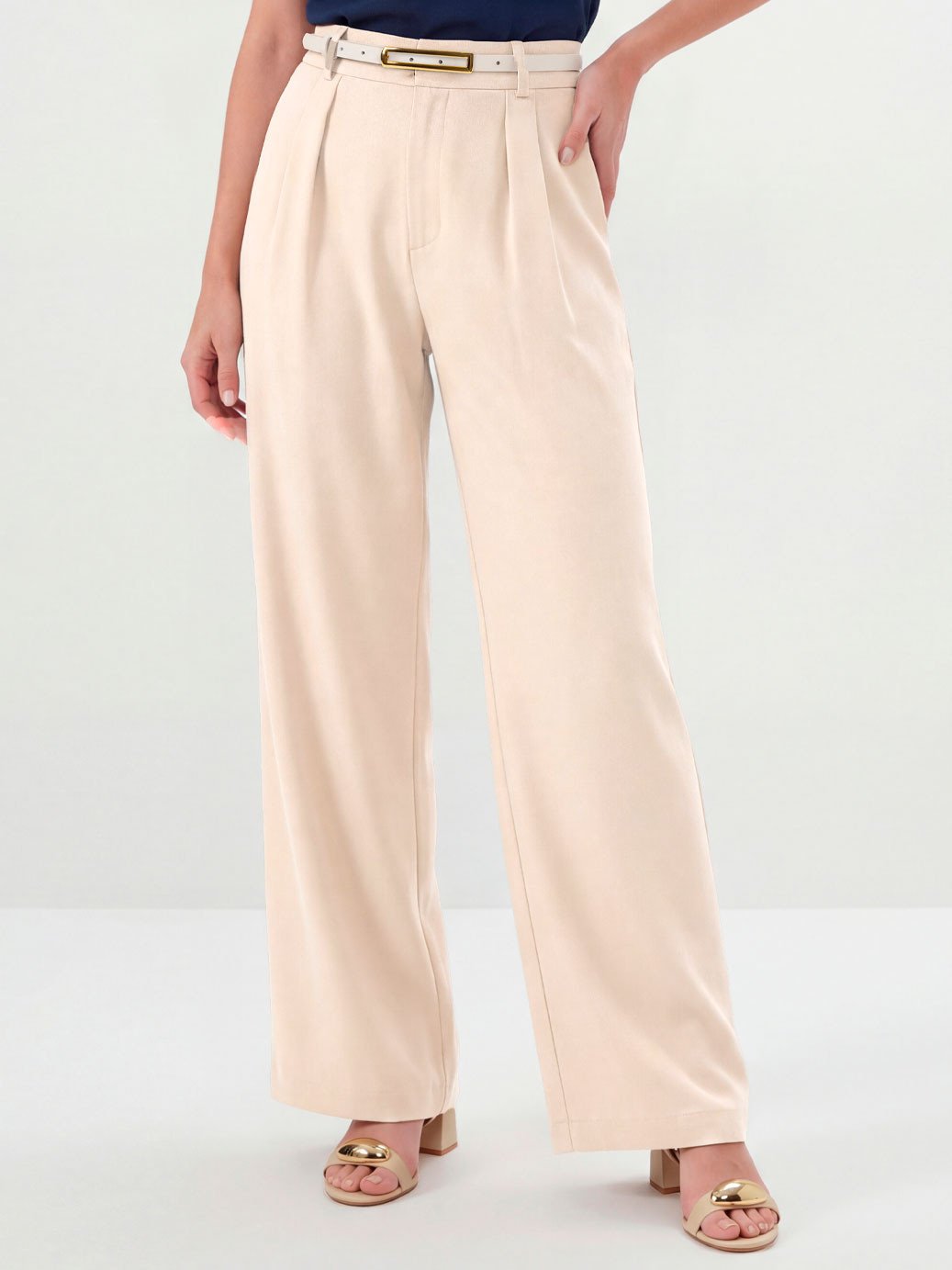 calca pantalona de alfaiataria creponada aveia glicia1