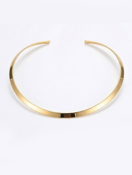 Choker Orgânica Dourado Mykonos