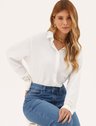 10202050 camisa branca feminina de crepe helena