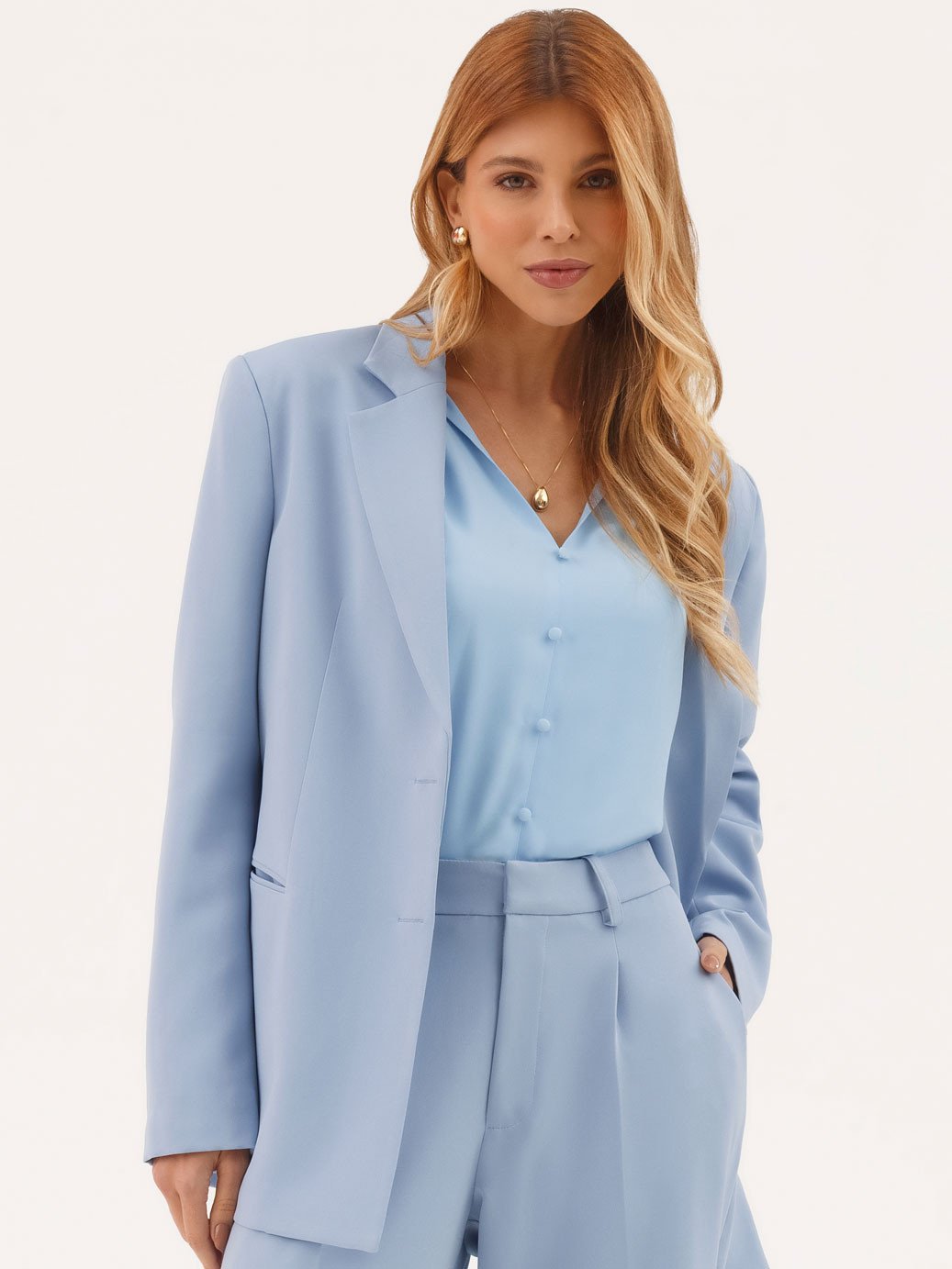 11400306 blazer alfaiataria feminina azul jianna 19200560 calca alfaiataria feminina azul clarice 10202319 blusa com gola azul lari 1