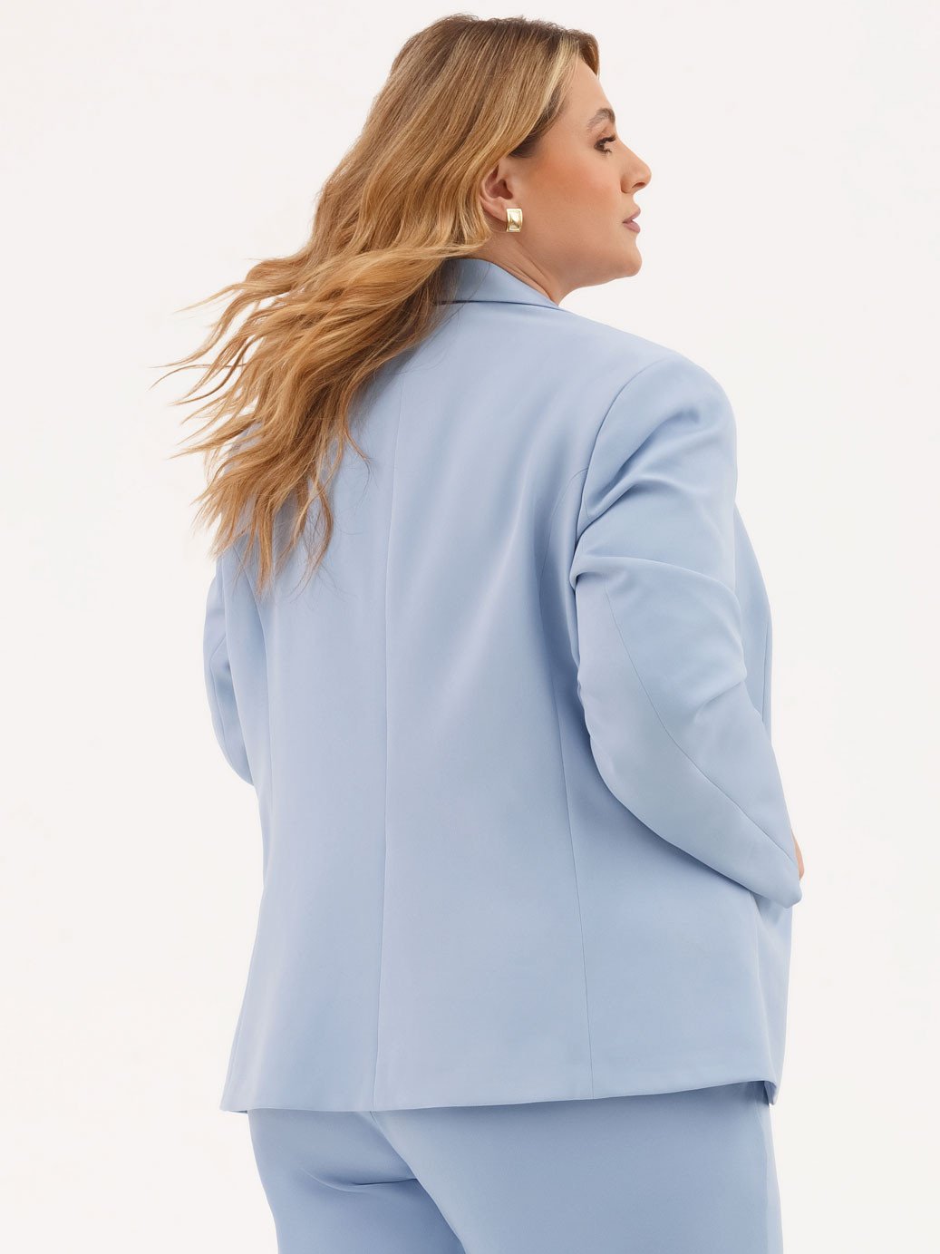 19200594 calca alfaitaria plus size feminina azul analiz 11400314 blazer alfaiataria feminino plus size sayuri