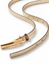 Cinto Estreito com Fivela de Encaixe Dourado Nina