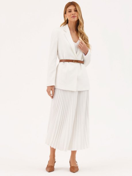  Blazer Alfaiataria Intermediário Off White Evania