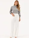 19200598 calca feminina branca eudora 10501815 blusao tricot ana flavia cinza 2 2