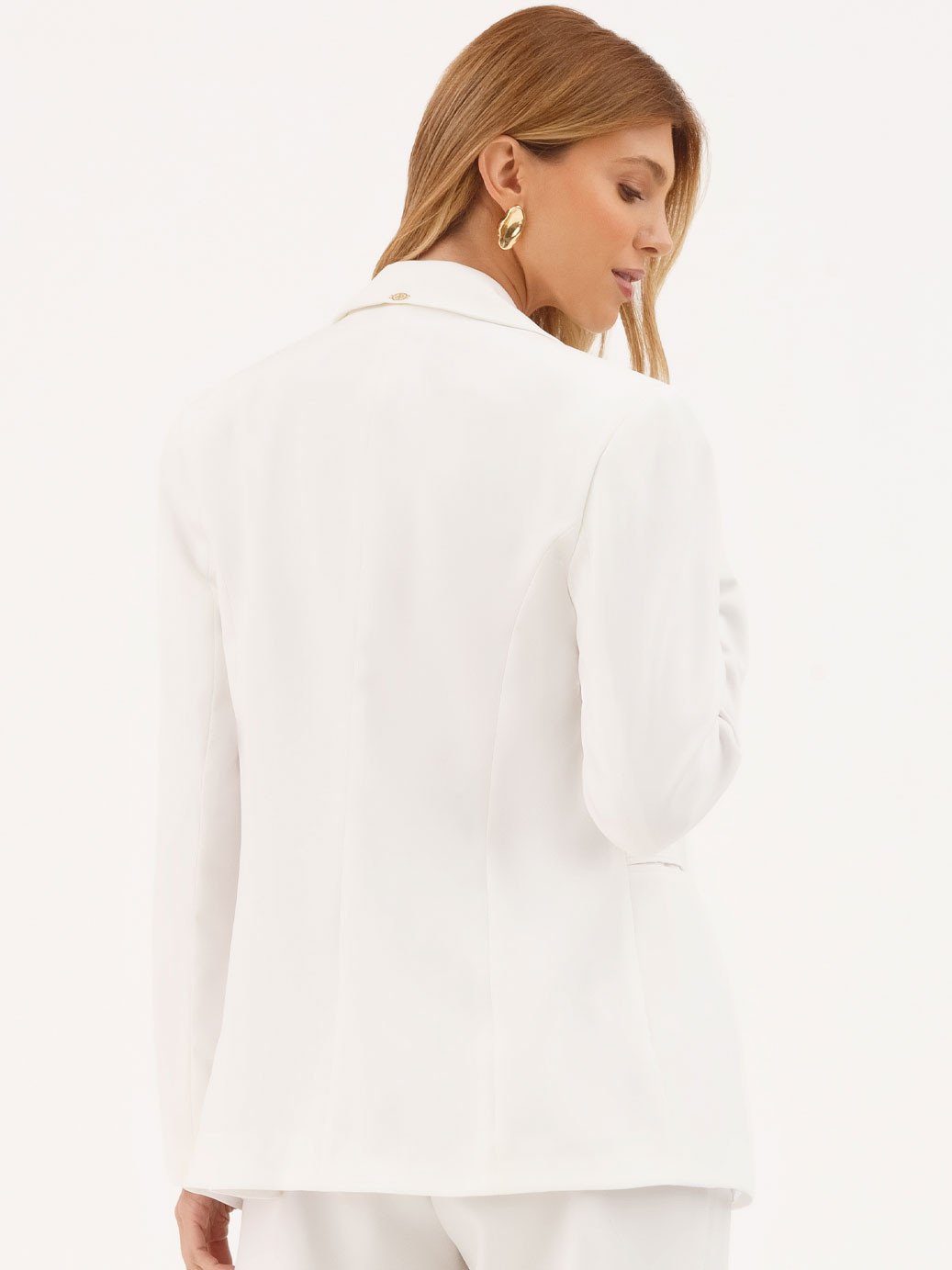 19200598 calca feminina branca eudora 11400318 blazer feminino branco off white intermediario evania 2
