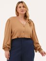 10202328 blusa camel canela com elastico angela 19200600 calca wide leg plus size azul marinho lina 1