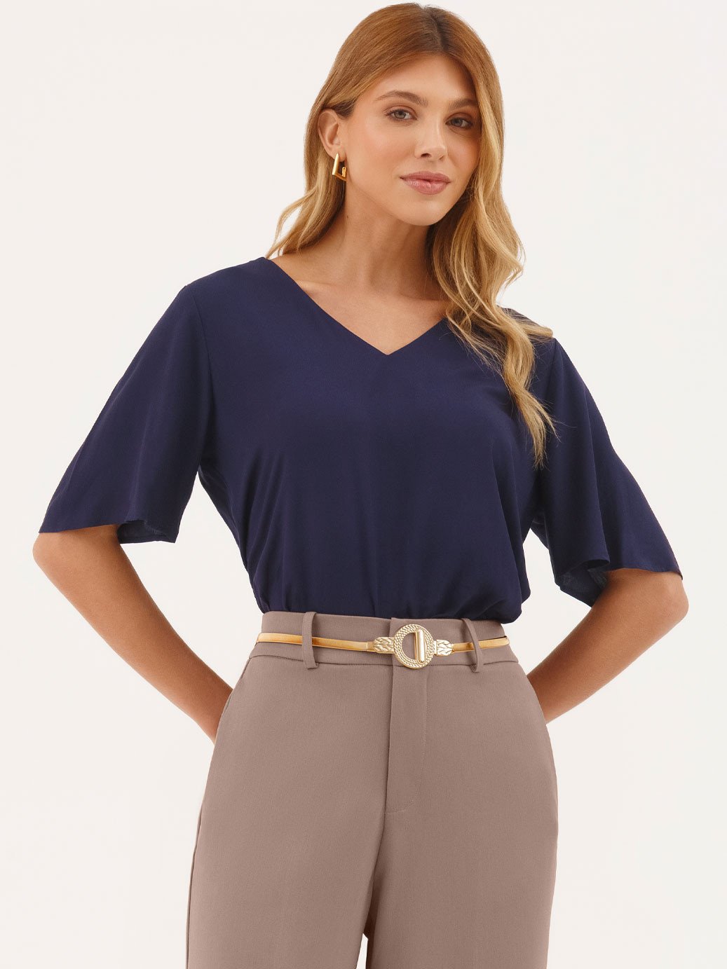 10501756 blusa decote v azul marinho marlu