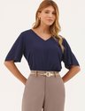 10501756 blusa decote v azul marinho marlu