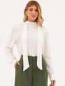 19200585 calca pantalona verde militar celinea 10501722 blusa branca off white com laco ophelia 1