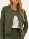 19200585 calca pantalona verde militar celinea 11400282 casaqueto verde militar yuna 1 2