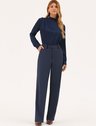 19200601 calca alfaiataria feminina marinho laya 10501743 blusa manga longa com botoes cetim liora 2 4