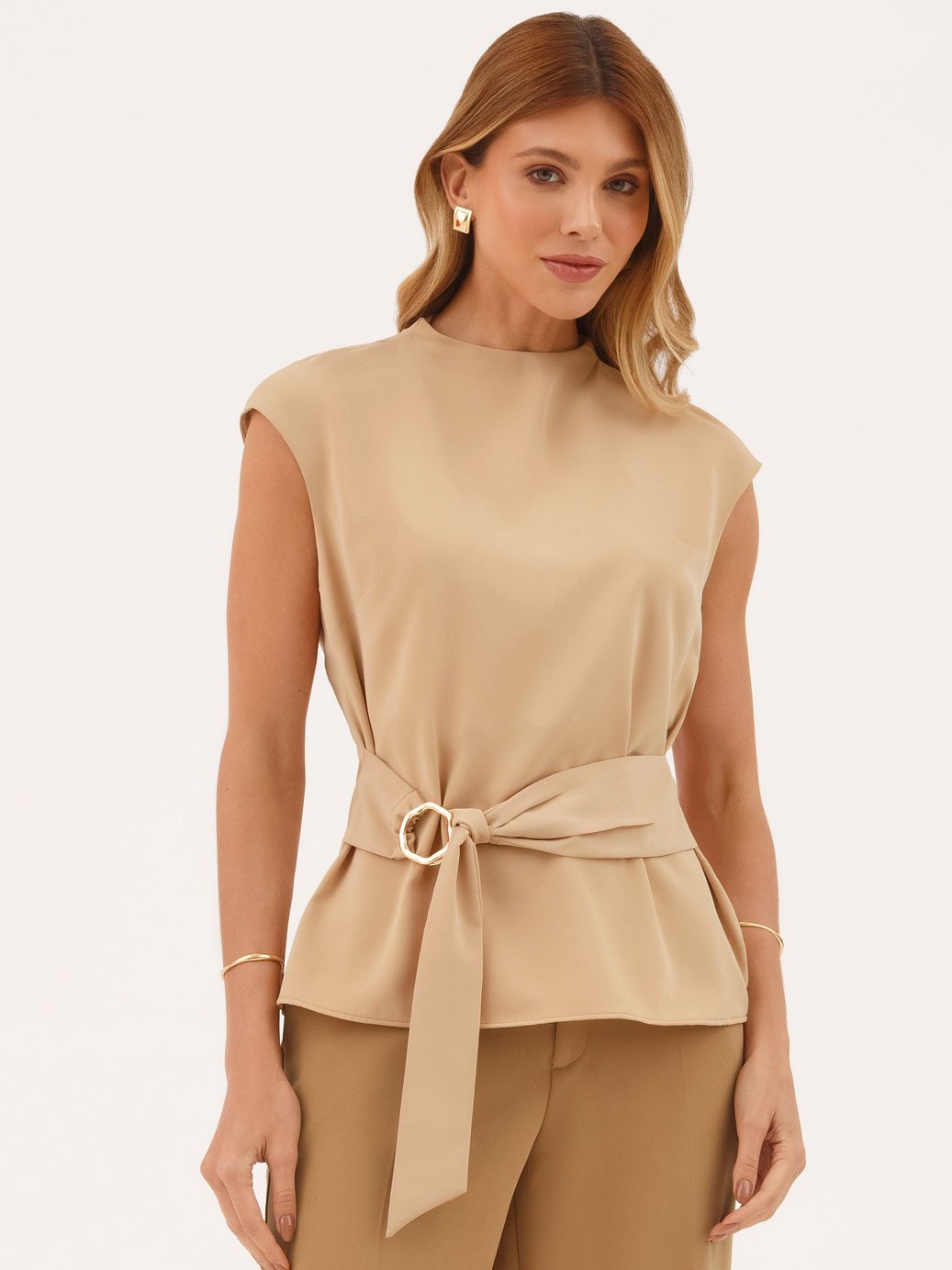 19200602 calca wide leg canela camila 10501754 blusa manga curta bege leuna 2 1
