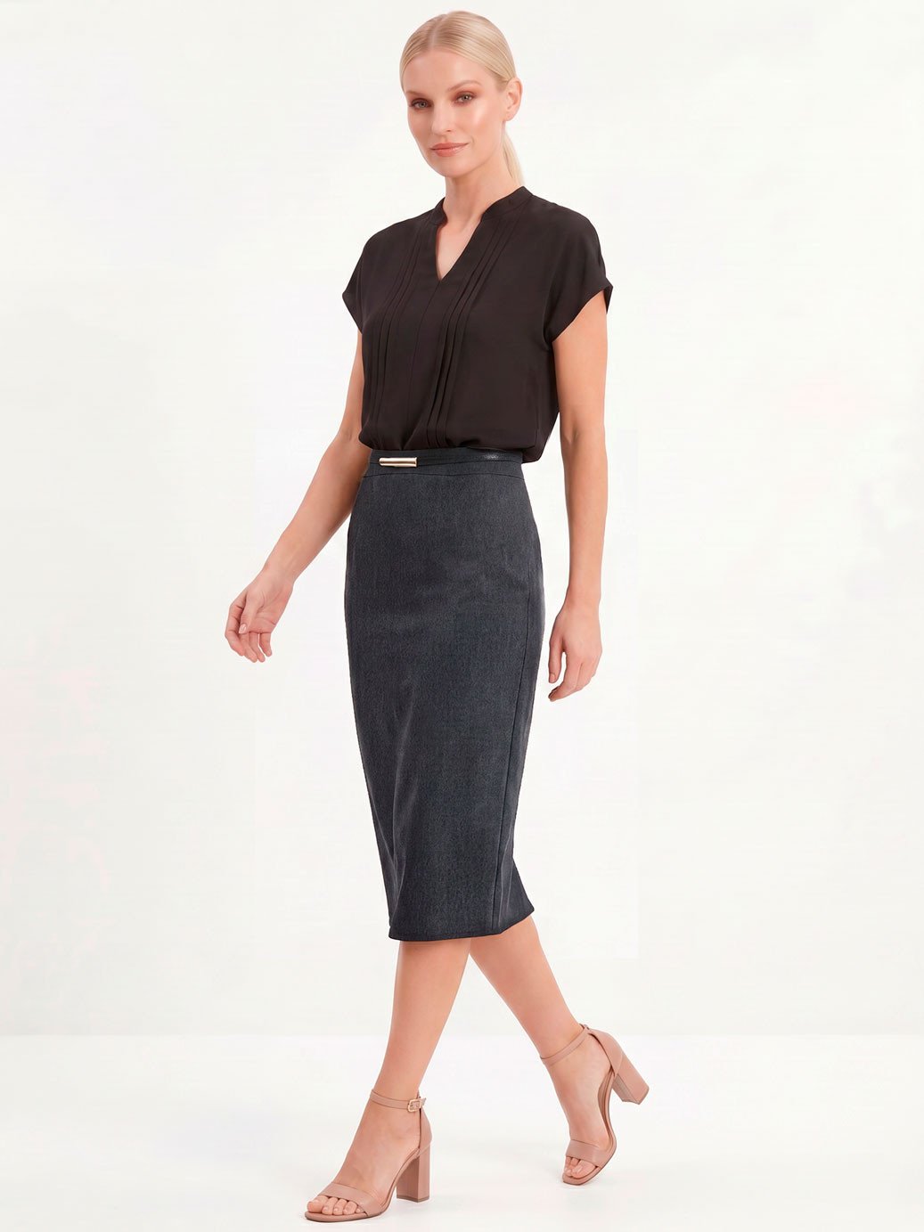 10501452 blusa preta neia 11000307 saia lapis alfaiataria cinza escuro amara 3 2