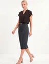 10501452 blusa preta neia 11000307 saia lapis alfaiataria cinza escuro amara 3 2