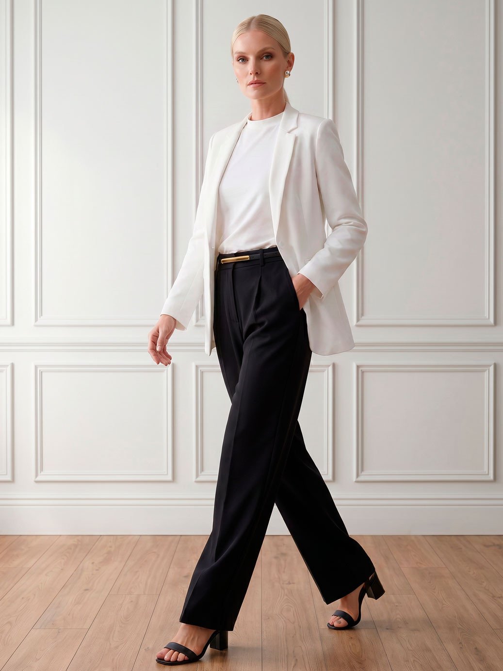 10501440 blusa malha de algodao off white daiela 19200122 calca alfaitaria preta timotea 11400337 blazer off white feminino liana 2