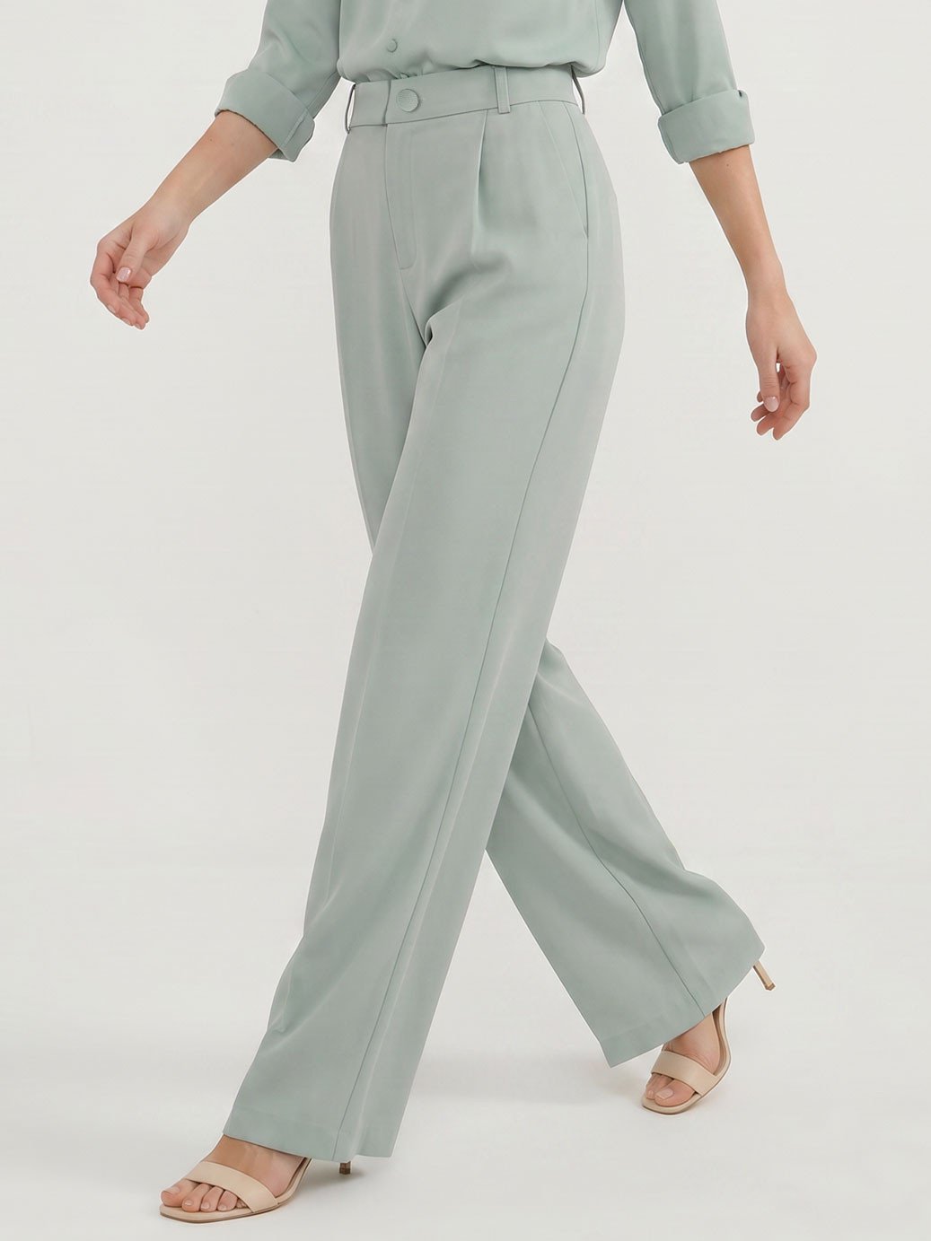 10202232 blusa verde agua suyane 19200363 calca wide leg de alfaiataria verde agua silvana 2 1