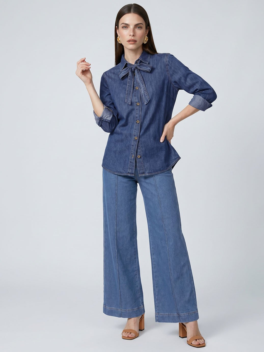 19200623 calca jeans pantalona naline 10202341 camisa jeans alany 2 1